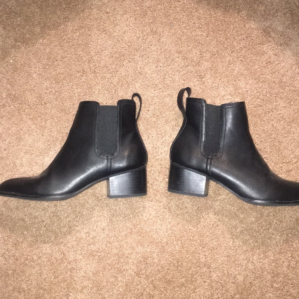 Black Chelsea booties